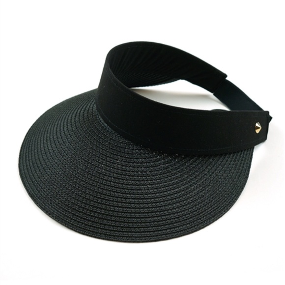 #70 Black Sun visor hat main image 4